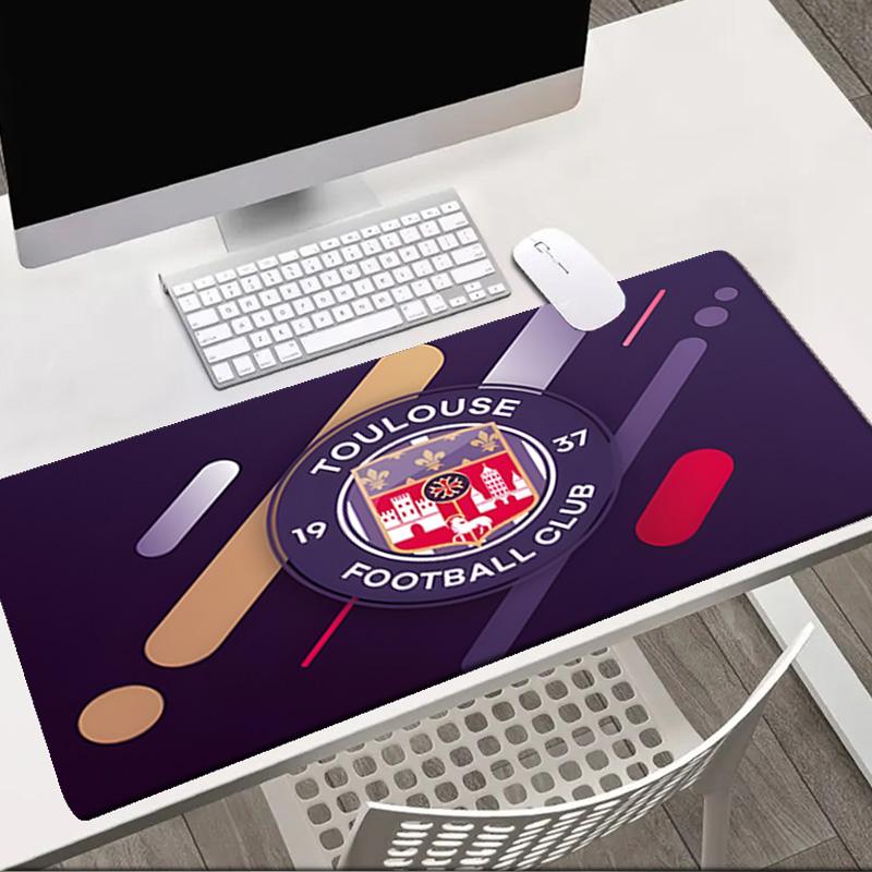 Toul-ouse Crest Design Mouse pad Office Desk Mat, Gaming Mouse Pad Mousepad, keyboard pad,Heavy-Duty Non-Slip Rubber Backing, Gift