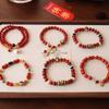 Original Nanhong Agate Duobao Braceletfashion Women Daily Jewelry Gift