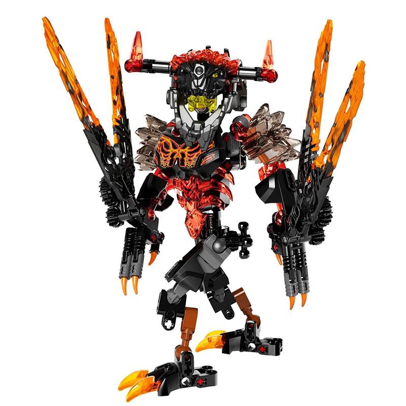 Neue Bionicle Kreatur Meister der Goldenen Maske Bausteine Feuer Uniter Tahu Kombinierter Roboter Mech Steine Spielzeug Für Jungen Geschenke