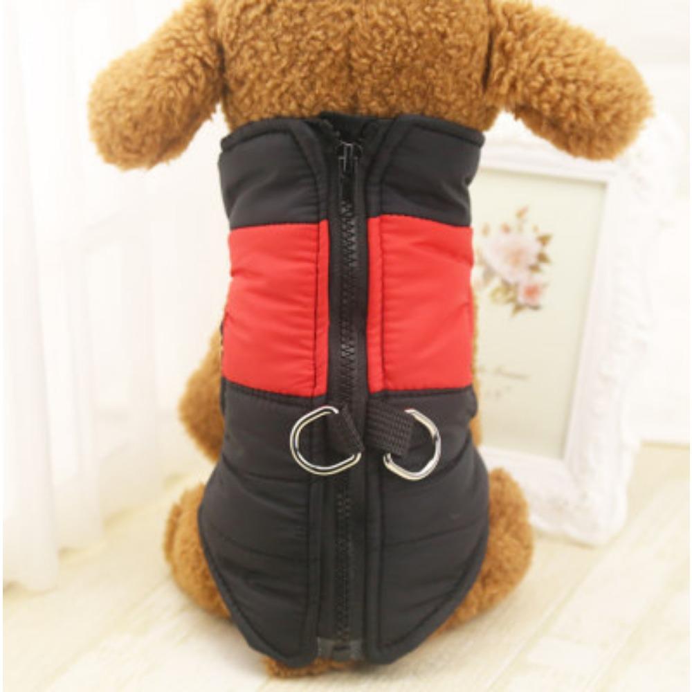 Pet winter cotton coat out large, medium and small dog dog cat clothes cat supplies dog leash