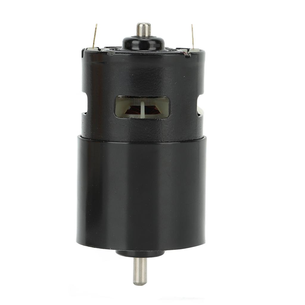 High Torsion DC Motor 12000RPM Round Shaft Fast Speed Red Copper Coil Electric Motor for Fan 12V
