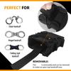 Handcuff Holder Nylon Polyester Fabric Handcuff Sleeve for Various Chain Types in Outdoor Operate