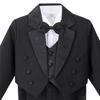 Dressy Daisy Baby Boys' Classic Fit Tuxedo Suit, 5-Piece Set, Formal Wear with Vest, Wedding Outfit, Sizes 18-24 Months, Black