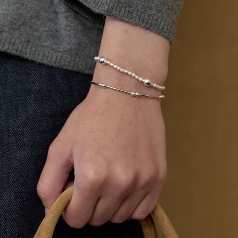 LOVE ME MONSTER Black & White Bracelet (L253MBC030)