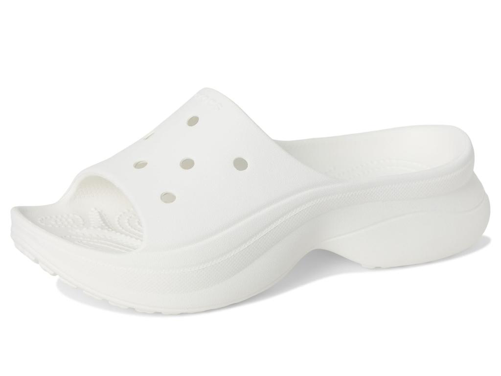 Crocs Bay 22cm Slides, White,