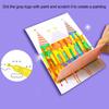 1 Set Squeegee Art Kids Paint Kit DIY Rainbow Scratch Painting Crafts
