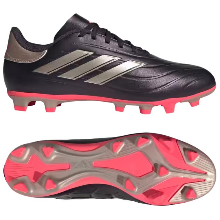Adidas COPA PURE 2 Slip Resistant Abrasion Resistant Soccer Shoes Unisex Black Red IG8724