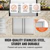 BBQ Access Door, 787x609 Mm Double Outdoor Kitchen Door, Stainless Steel Flush Mount Door, Wall Vertical Door with Recessed Handles , for BBQ Island,