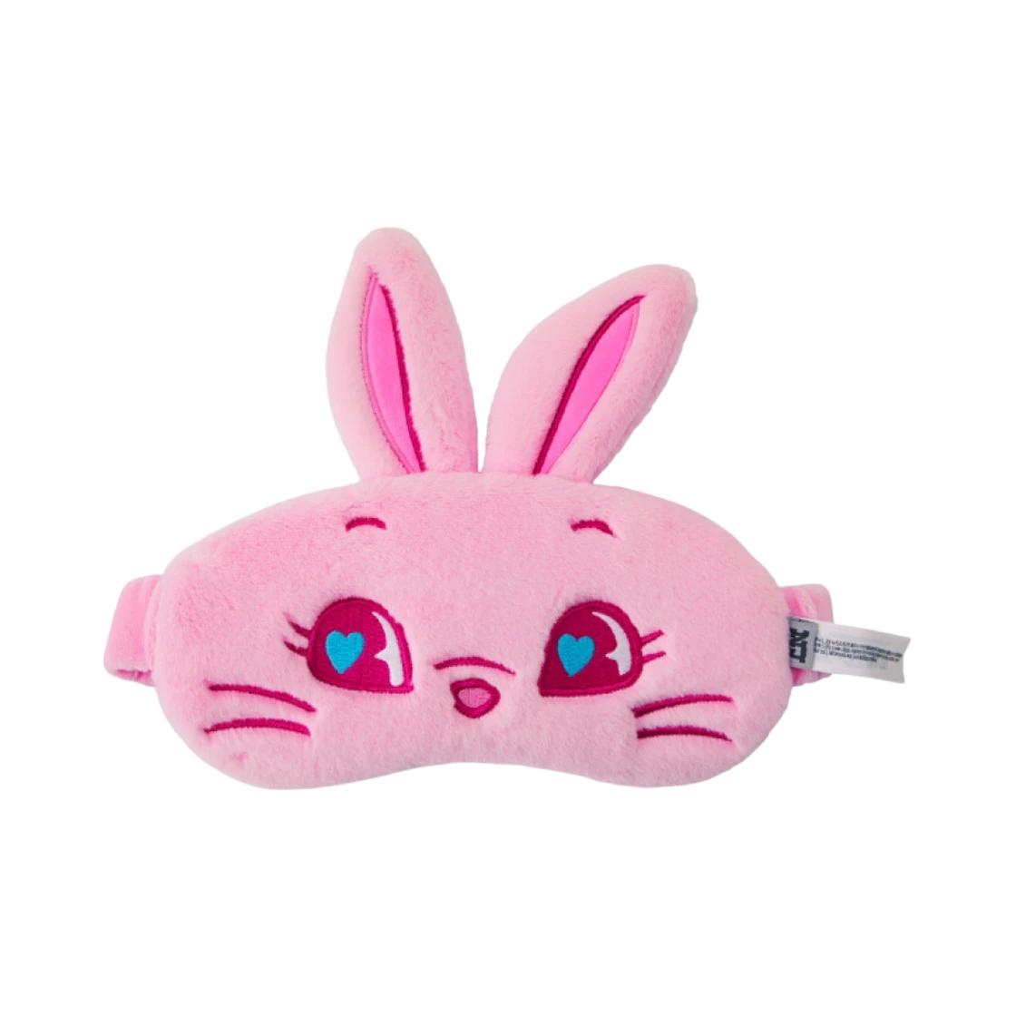 NewJeans Tokki Plush Sleep Mask Pink ONE SIZE