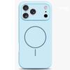 Liquid Silicone Phone Case for Magsafe Mag Safe Iphone 17 Air 16 Pro Max 15 Plus 14 13 12 Pro 17Pro 16Pro 15Pro Magnetic Protective Black Phone Cover