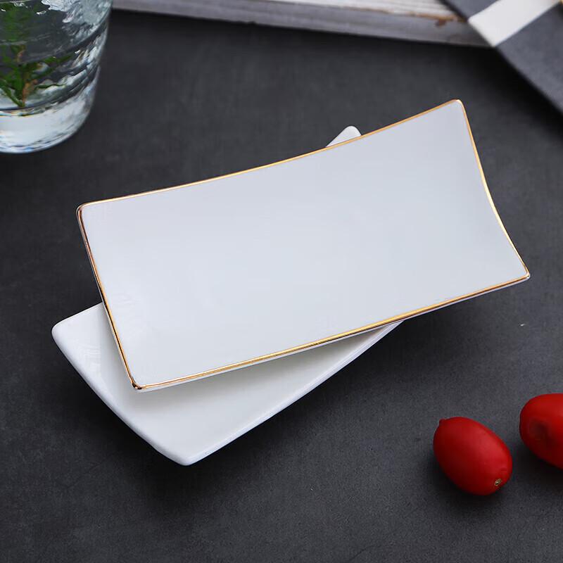 Huihuang White Ceramic Multipurpose Dish