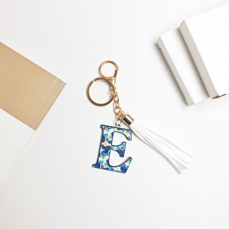 Colorful English Alphabet Keychain & Graduation Gift Accessory