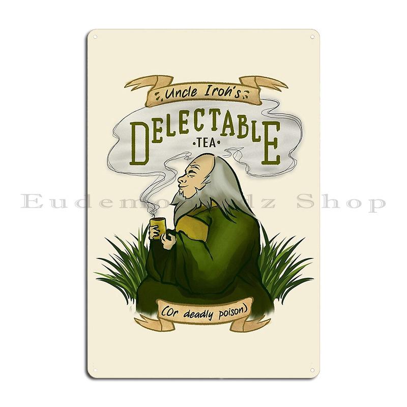 Zuko & Uncle Iroh Iroh's Delectable Tea Avatar the Last Airbender Metal Painting Party Designing Club Tin Sign Poster