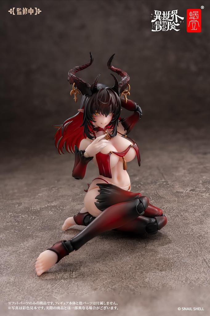 SNAIL SHELL Succubus Rustia Phase Two Optional Foot Parts PVC RPG-01SP Set, 1/12 Scale,