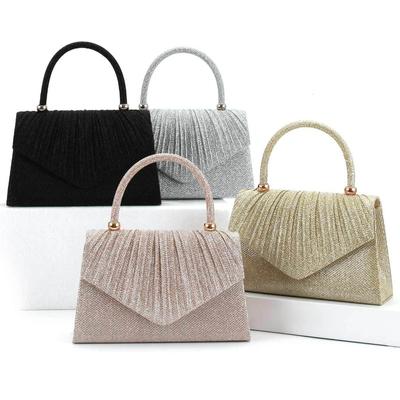 Handheld Bag Evening Dress Handbag Dinner Bag Girl's Wedding Party Push