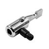 Metal Tire Inflator Connector Fitting for Air Compressor, Routine Pressure Checks with Locking Grip, Threaded Hose End, and Daily Tire Use Across
