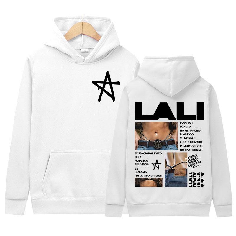 Singer Lali Esposito 2025 Album Merch Hoody Men Women Harajuku Vintage Sweatshirt Fashion High Quality Fleece Hoodies Streetwear