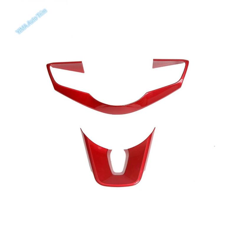 For Kia Cerato Forte K3 / Seltos - 2024 Interior ABS Accessories Car steering wheel button Sticker Decoration Cover Trim