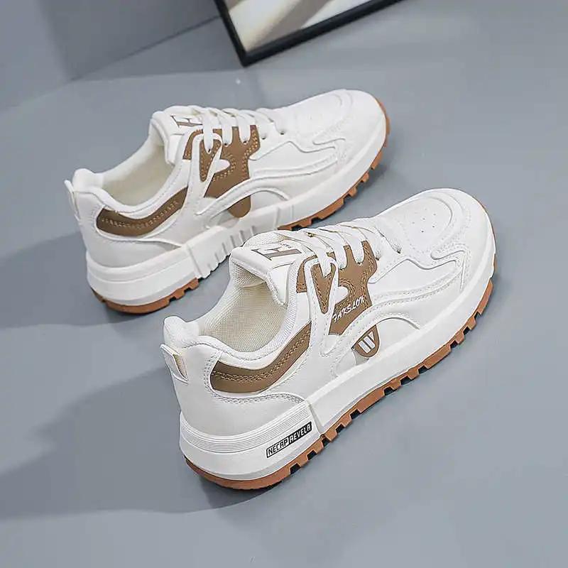 Fashion Brown Parkside White Women Sports Shoes Basketball Snekers For Women Casual Sneakers Women Vip Link Teni Snow Boots Choes