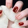 24Pcs Goose Yellow Cream Flower French Acrylic Press On Nails Full Coverage Removable False Nail Art Tips