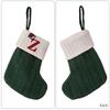 Christmas Stockings Hanging Pendant Christmas Stocks Gift Decoration Alphabet Letter Sock 2026 New Year Decorative Knitting Sock