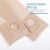 3-Pack Ultra-Thin Flesh-Colored Women's Anti-Snagging Step-On Stockings with Foot Pantyhose for Summer