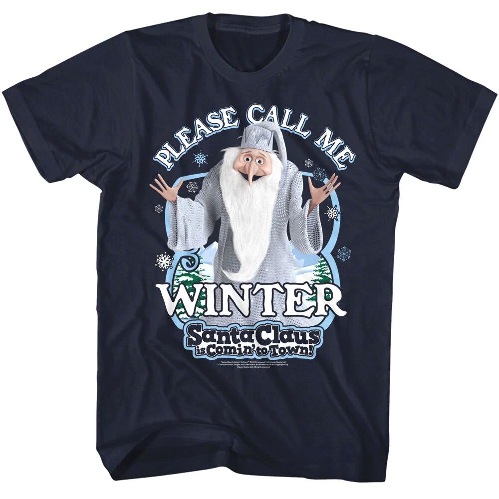 Santa Claus is Comin to Town Call Me Winter Warlock Men s T Shirt Wizard Beard 3XL