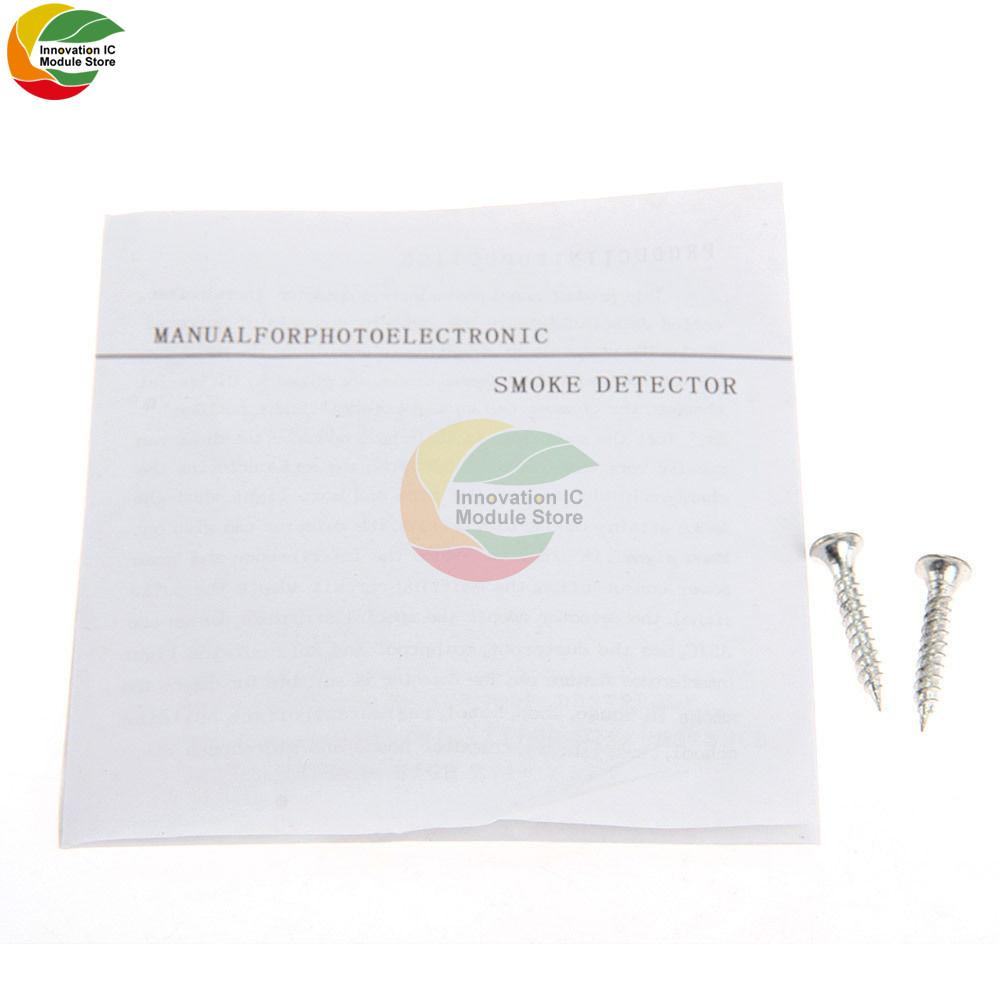 SS-168 DC9V Smoke Sensor Smoke Alarm High Sensitivity High Accuracy Sound and Light Smoke Alarms