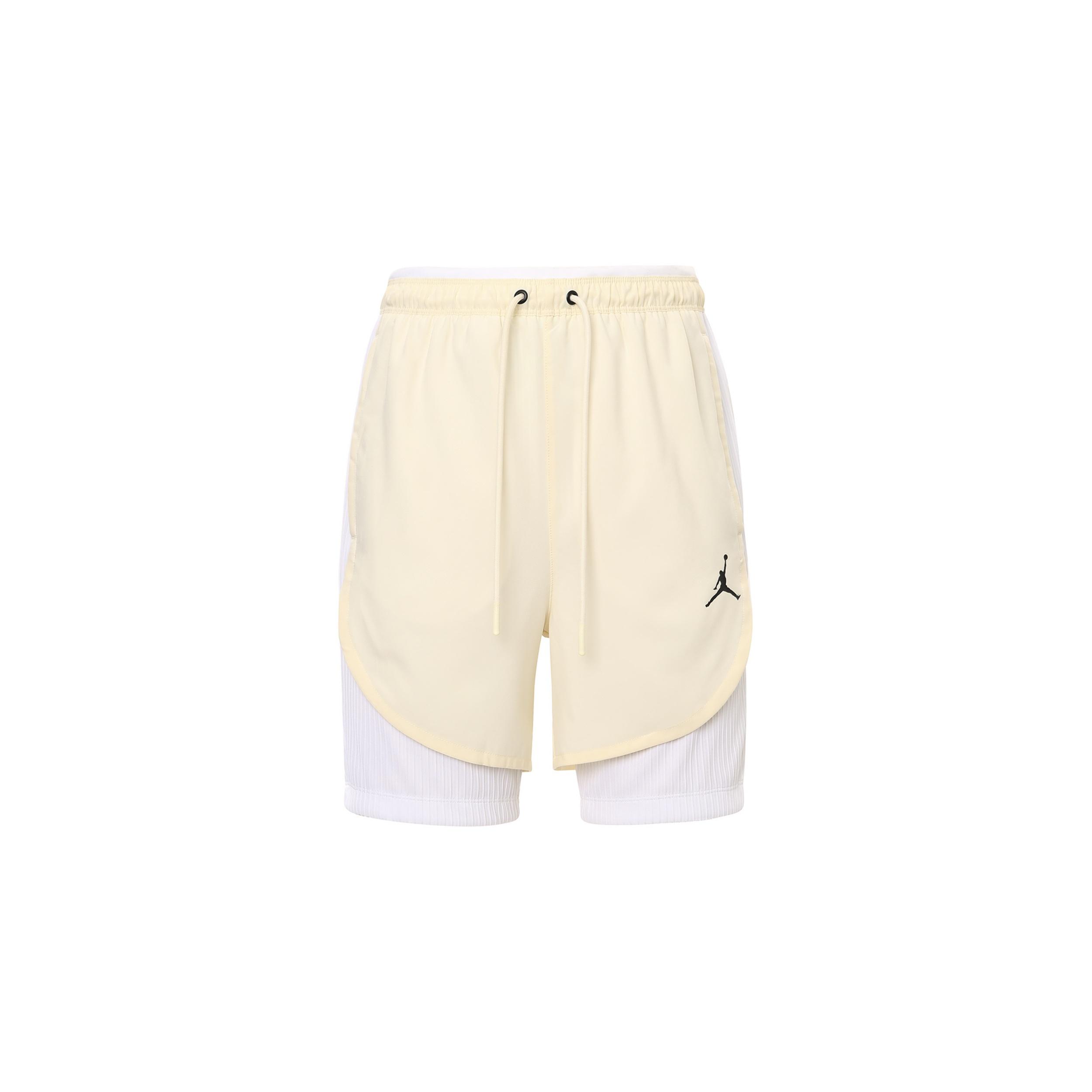 Air Jordan Dri-Fit Sport Shorts Pale Ivory White Men s DZ0574-110 L