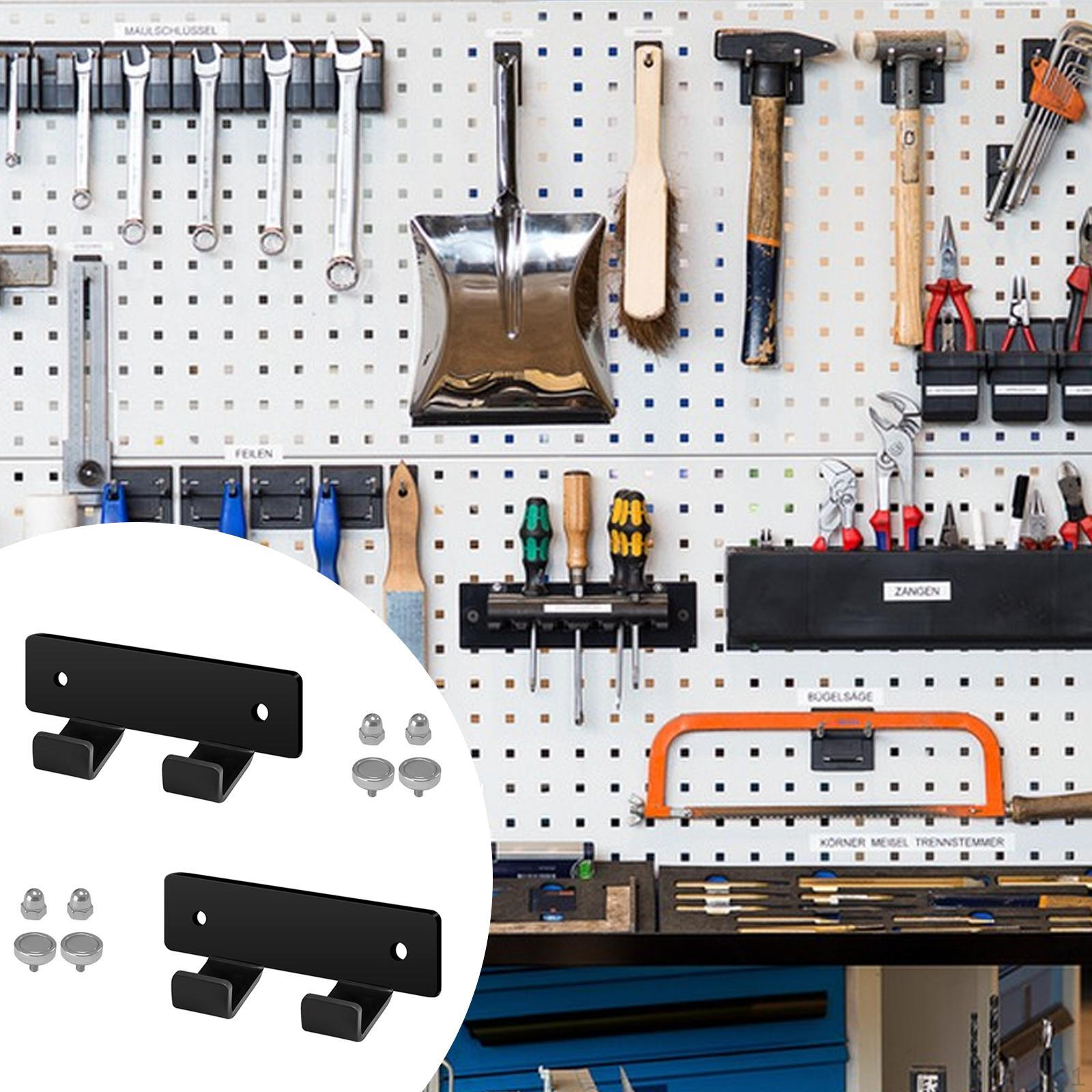 

2x Держатель для ключа патрона, Органайзер Металлический Органайзер Сверхпрочный Прочный Легко Устанавливаемый Хозяйственный Подвес