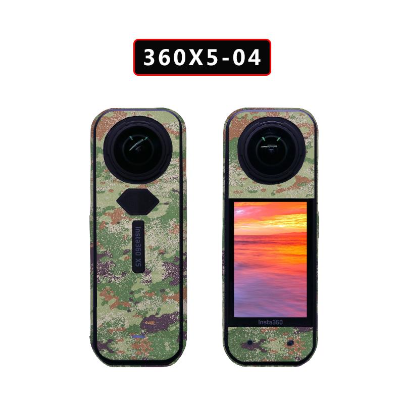 Anti-scratch Body Frame Protective Film For Insta360 X5 Decals Decoration PVC Sticker For Insta360 X5 Sports Camera Accessories