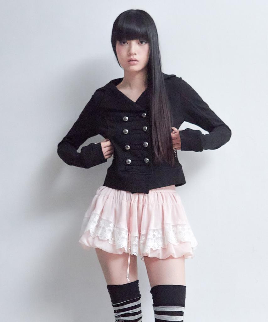 Elf Elf Elf Archives Bohemian Lace Skirt [Pink]