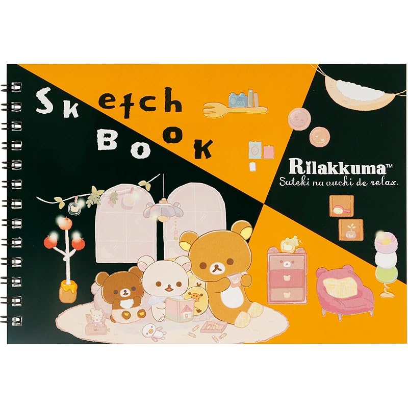

San-X rilakkuma design sketchbook MH26001 H122×W177×D10mm
