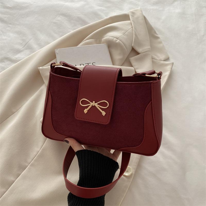 Fashion saddle bag women's summer new simple niche underarm bag popular versatile single shoulder oblique span bag