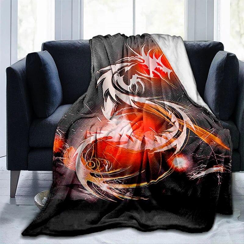 Colorful Magical Fantasy Abstract Art Printed Modern Blanket Gedruckt Bettdecke Geschenk Flannel Soft Sofa Bed Throwing Blankets