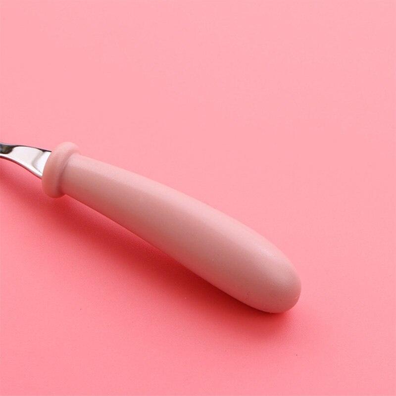 Baby Gadgets Tableware Set Children Utensil Stainless Steel Toddler Dinnerware Cutlery Cartoon Infant Spoon Fork