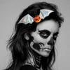 Halloween Hairpin Dark Style Bat Wings Pumpkin Eyeball Design Spoof Hair Clip Versatile Gothic Street Party Hair Accessory