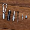 Multifunction Tool Pen Six-in-One Metal Pen Screwdriver Hexagonal Touch Screen Carabiner Small Scale Ballpoint Pen