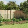 VidaXL Chain Link Fence, Decorative Fence Panel, Mesh Fence, Protective Barrier Garden Patio 153904
