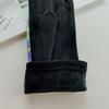 Oil Painting Print Touch Screen Gloves Thick Fleece Lining Art Printed Gloves  Retro Opera