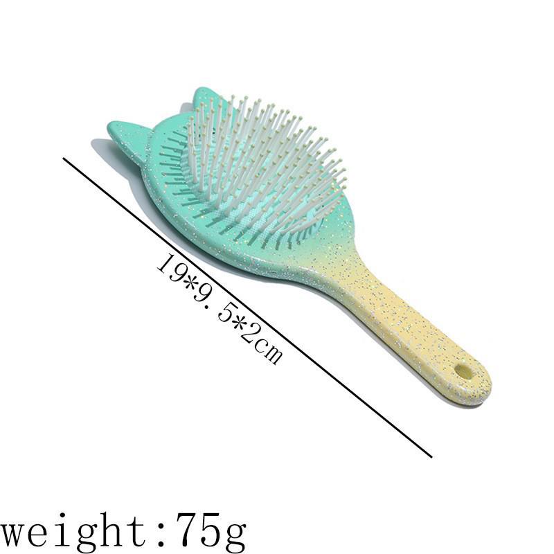 Cute Cartoon Air Cushion Comb for Girls - Portable Scalp Massage