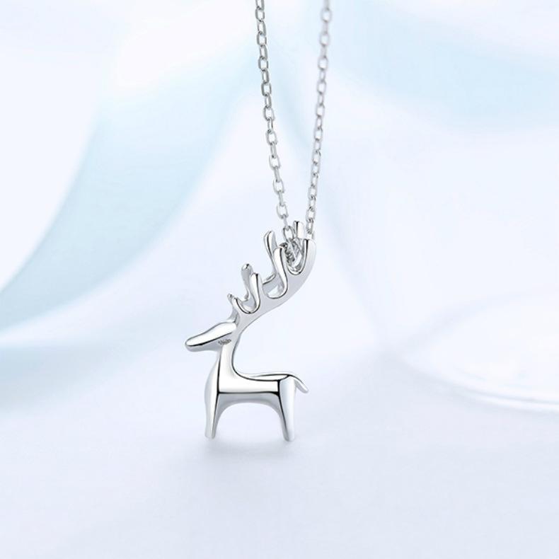 

Ожерелье Yilu You для женщин, модная цепочка на ключицу с подвеской в виде оленя, студенческие аксессуары