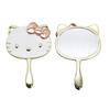 Large Handheld Makeup Mirror - Kitty Cat Design
