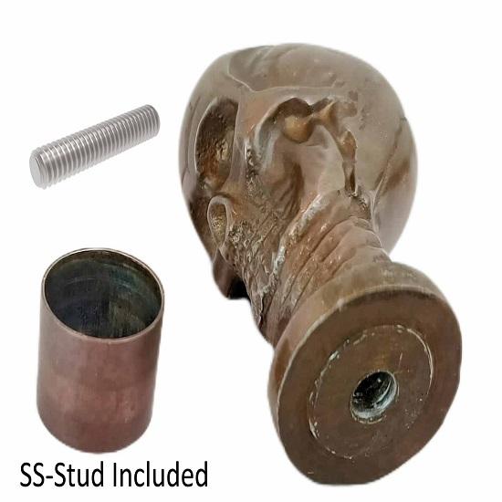Human Skull Walking Stick Handle (1Pc), Handle Only