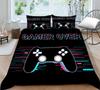 Player Bedding Microfiber Fabric Game Machine Printed Quilt Cover and Pillowcase Are Suitable for Home Decoration of Boys and Men's Game Lovers' Rooms