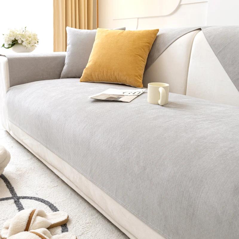 Non Stick Waterproof Sofa Cover Fabric Suitable for All Seasons Wear-resistant Sofa Cushion Cover Anti Slip and Not Easy To Fade