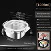 Portable 316 Stainless Steel Food-Grade Sealed Lunch Box with Lid for Fresh-Keeping and Picnic Use