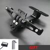 Turn Signal Light Bracket Motorcycle  Accessories with LED Light Motorcycle License Number Plate Holder Frame CNC Aluminum