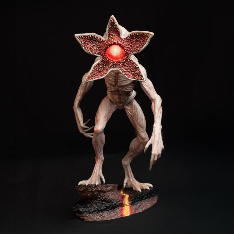 Demogorgon Monster Statue Led Decorative Lamp Collectible Figurine Home Desktop Ornament For Sci Fi Fans
