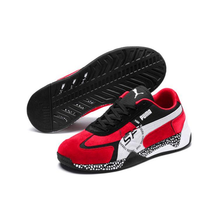 Scuderia Ferrari X Puma Speed Hybrid Rosso Corsa White Black Men Sneakers Red 306395-02